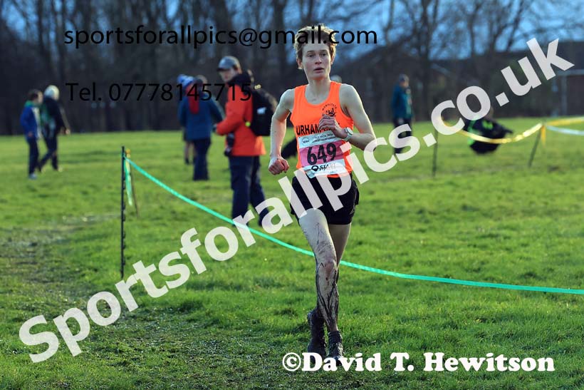 Senior womens 2023 North Eastern Cross Country Champs., Temple Park, South Shields. Photo: David T. Hewitson/Sports for All Pics